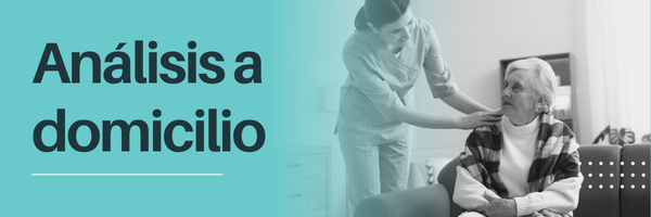 Banner móvil que promociona los análisis de laboratorio de SaludyVos