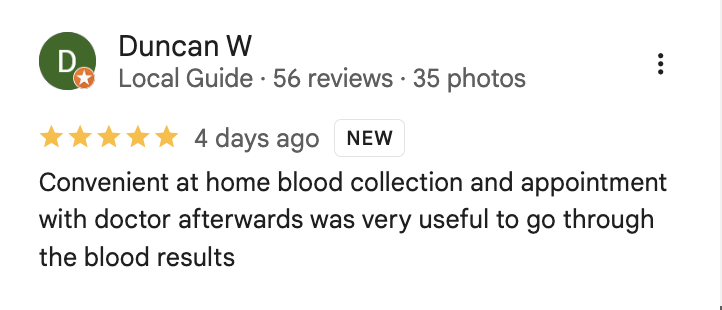 Google review screenshot from a SaludyVos patient 6
